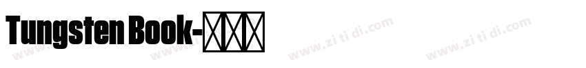 Tungsten Book字体转换 Tungsten Book字体转换